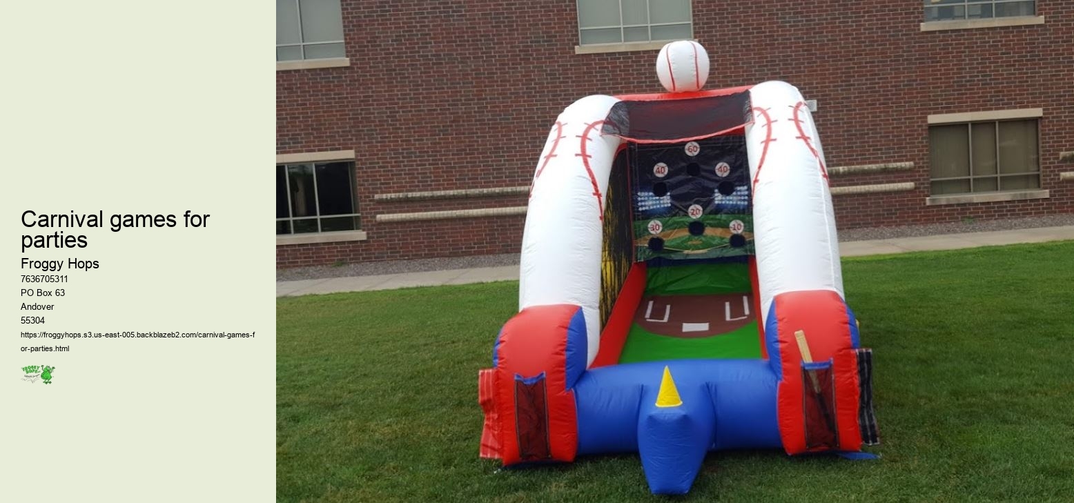 Carnival games for parties