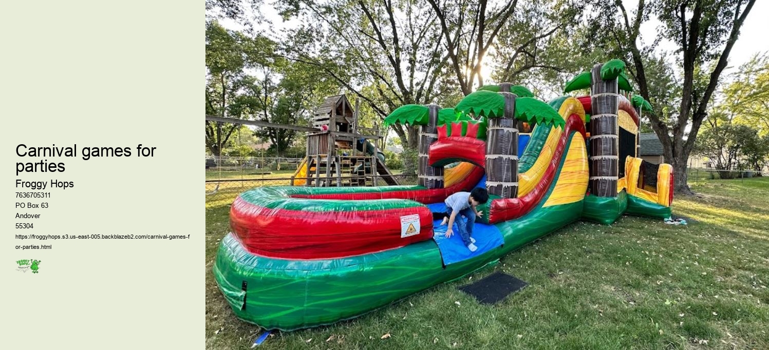 Froggy Hops: The Perfect Pick for Minneapolis' Best Bounce House Rental Experience!