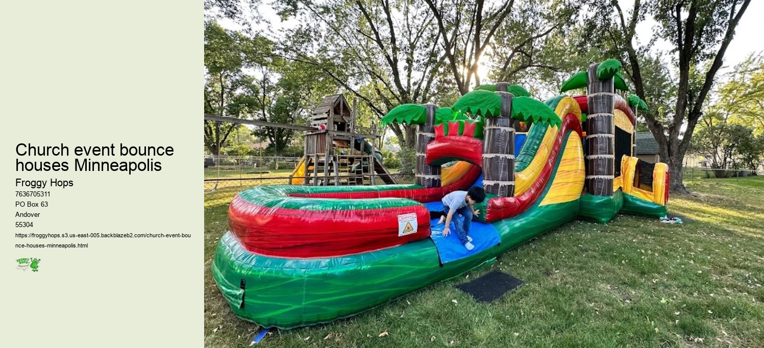 Bounce Your Way to Happy Guests: Minneapolis Events Thrive with Bounce House Rentals!
