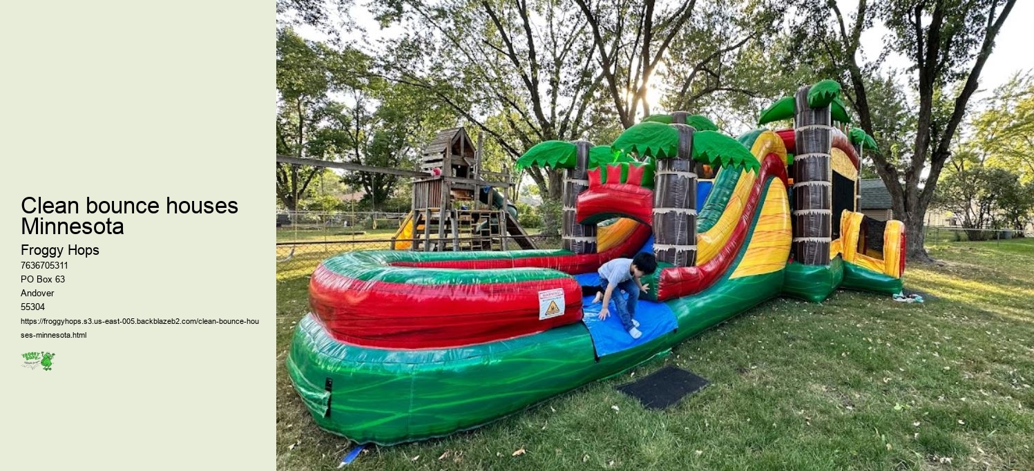 Minneapolis Celebrates Froggy Hops as the Ultimate Bounce House Rental Choice!